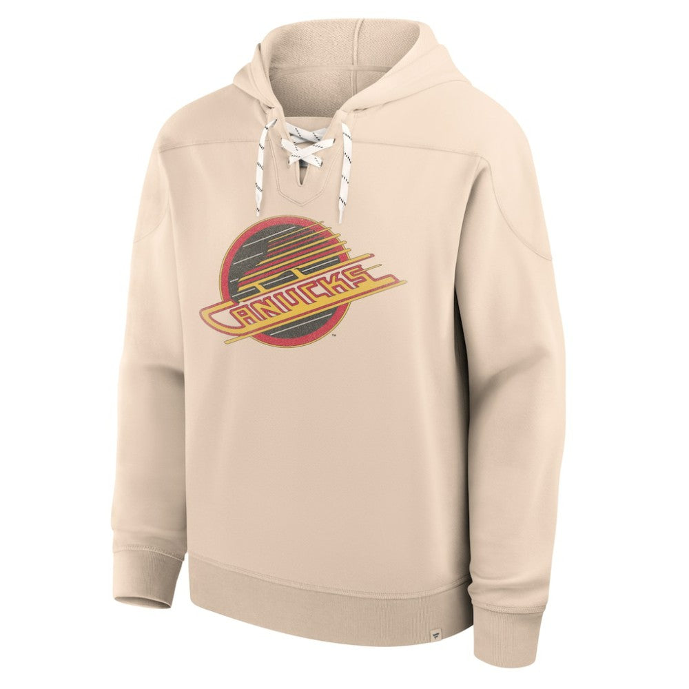 Vancouver Canucks Fanatics Vintage Hoodie Cream