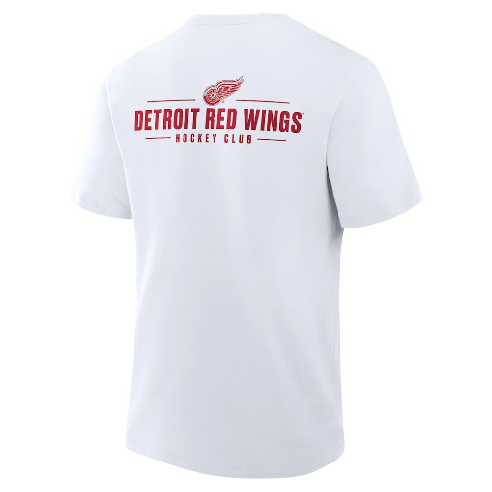 Detroit Red Wings Fanatics Crash The Net Legacy T-Shirt White