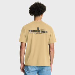 Vegas Golden Knights Fanatics Crash The Net Legacy T-Shirt Gold