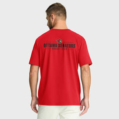 Ottawa Senators Fanatics Crash The Net Legacy T-Shirt Red