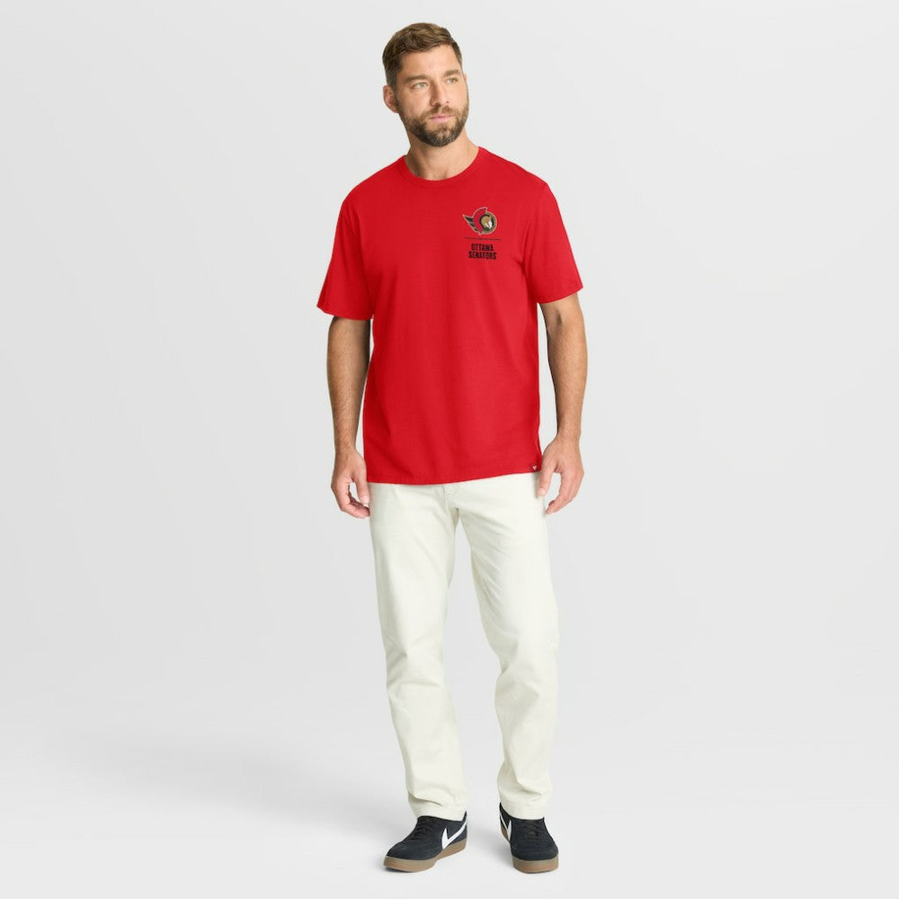 Ottawa Senators Fanatics Crash The Net Legacy T-Shirt Red