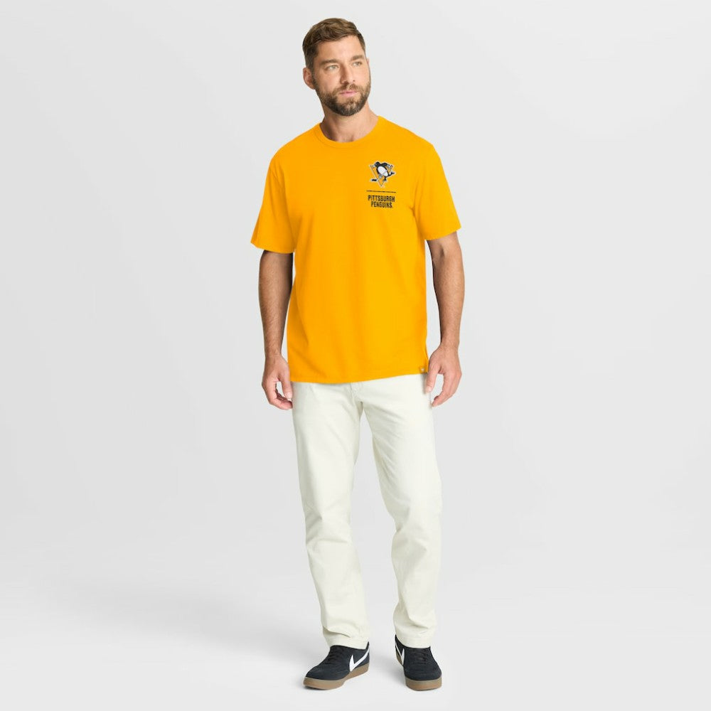 Pittsburgh Penguins Fanatics Crash The Net Legacy T-Shirt Gold