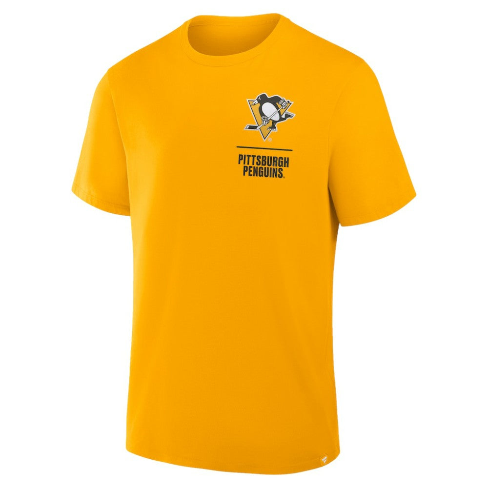 Pittsburgh Penguins Fanatics Crash The Net Legacy T-Shirt Gold