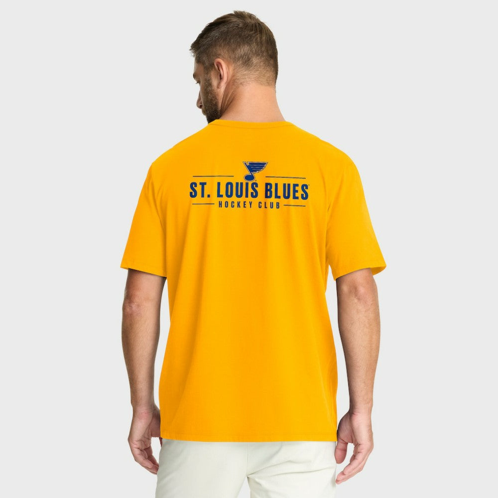 St. Louis Blues Fanatics Crash The Net Legacy T-Shirt Gold