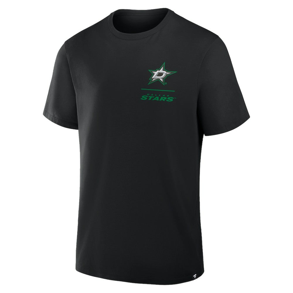 Dallas Stars Fanatics Crash The Net Legacy T-Shirt Black