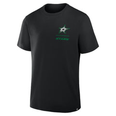 Dallas Stars Fanatics Crash The Net Legacy T-Shirt Black