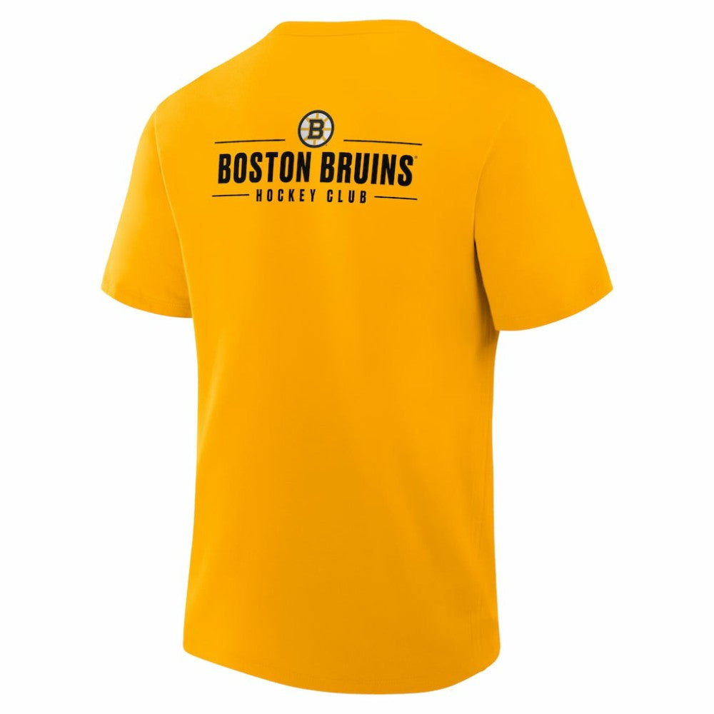 Boston Bruins Fanatics Crash The Net Legacy T-Shirt Gold