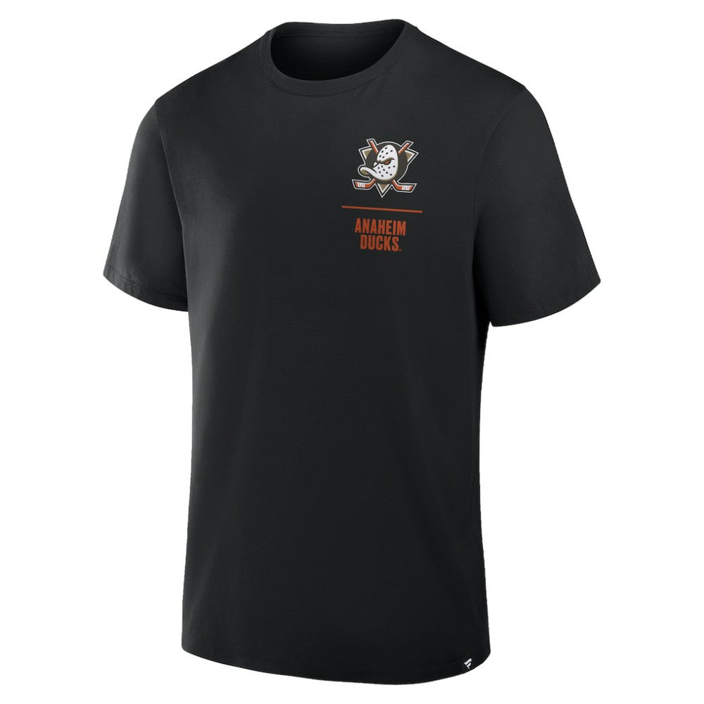 Anaheim Ducks Fanatics Crash The Net Legacy T-Shirt Black