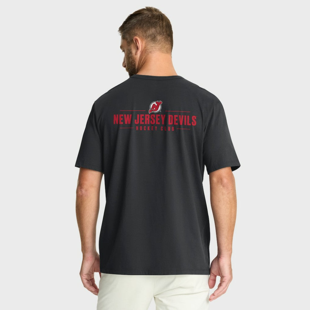 New Jersey Devils Fanatics Crash The Net Legacy T-Shirt Black