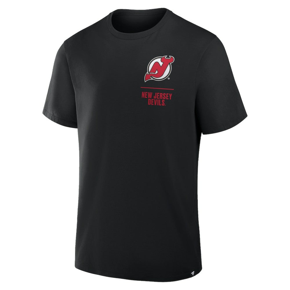 New Jersey Devils Fanatics Crash The Net Legacy T-Shirt Black