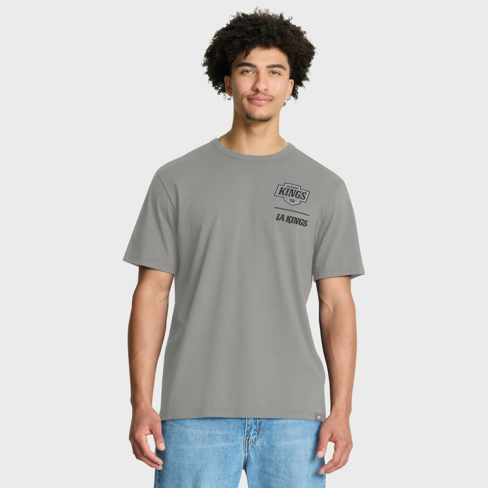 Los Angeles Kings Fanatics Crash The Net Legacy T-Shirt Gray