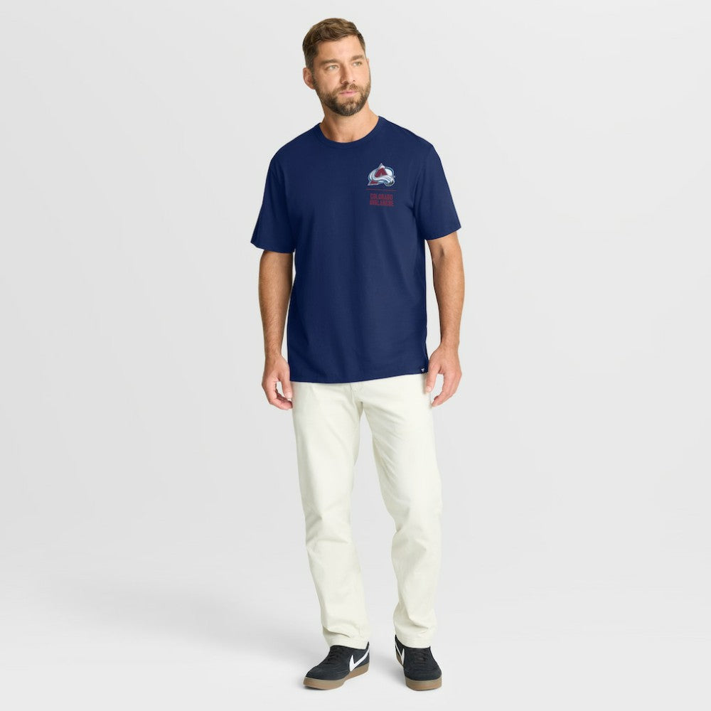 Colorado Avalanche Fanatics Crash The Net Legacy T-Shirt Navy