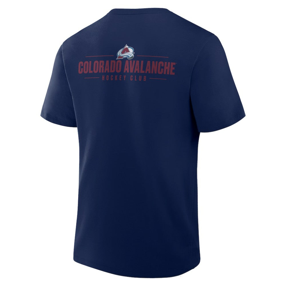 Colorado Avalanche Fanatics Crash The Net Legacy T-Shirt Navy