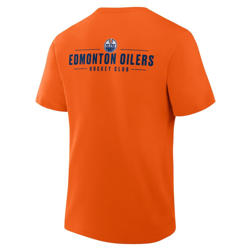 Edmonton Oilers Fanatics Crash The Net Legacy T-Shirt Orange