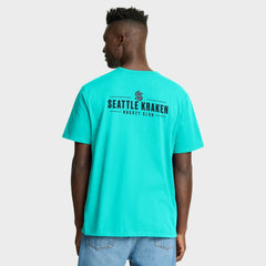 Seattle Kraken Fanatics Crash The Net Legacy T-Shirt Light Blue
