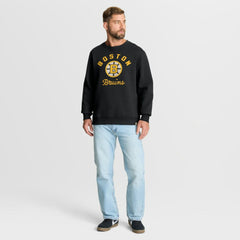 Boston Bruins Fanatics Vintage Stickler Sweatshirt Black