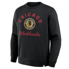 Chicago Blackhawks Fanatics Vintage Stickler Sweatshirt Black