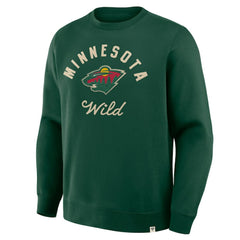 Minnesota Wild Fanatics  Stickler Sweatshirt Green