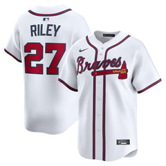 Austin Riley Atlanta Braves Home Limited Player Jersey - White | Nike