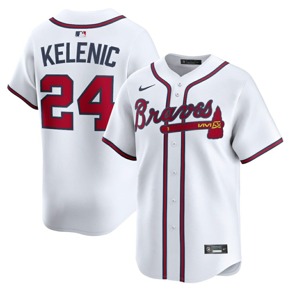 Jarred Kelenic Atlanta Braves Home Limited Player Jersey - White | Nike