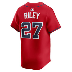 Austin Riley Atlanta Braves Alternate Limited Player Jersey - Red | Nike