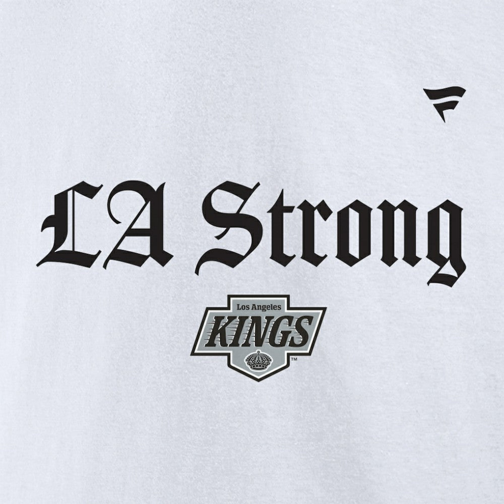 Los Angeles Kings Fanatics Unisex LA Strong Premium Fleece Pullover Hoodie White
