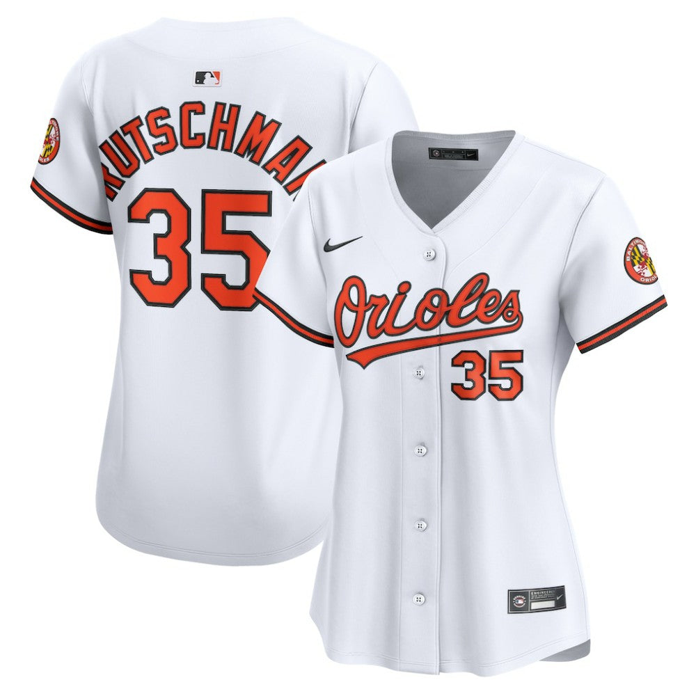 Adley Rutschman Baltimore Orioles Women's Home Limited Player Jersey - White | Nike
