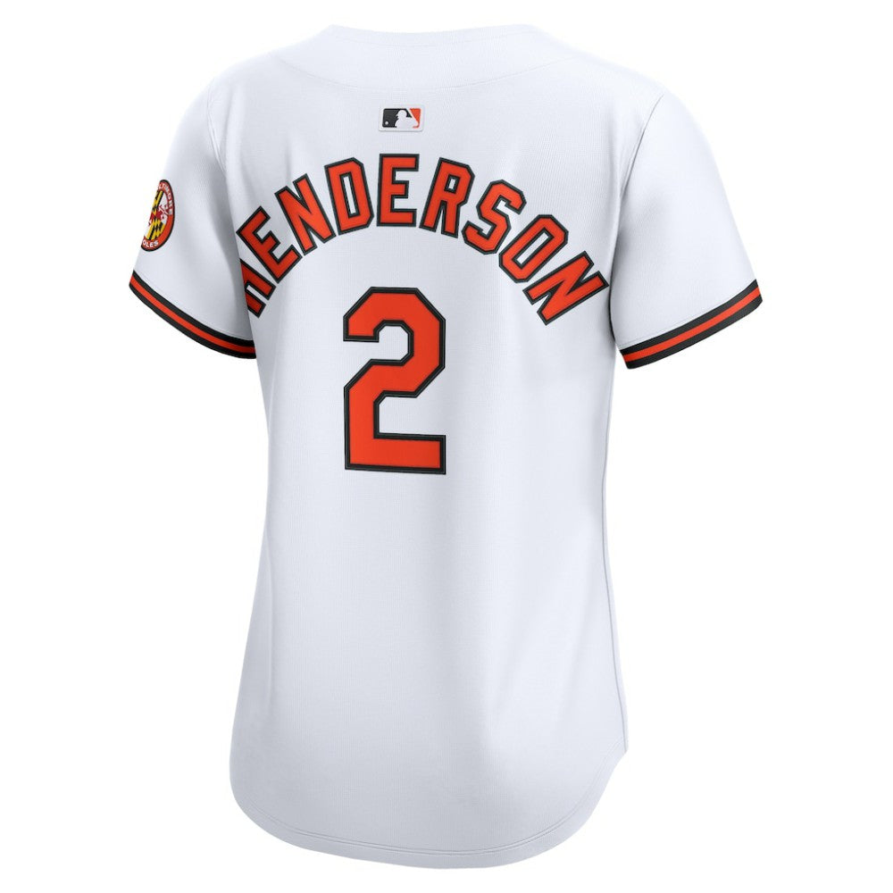Gunnar Henderson Baltimore Orioles Women's Home Limited Player Jersey - White | Nike