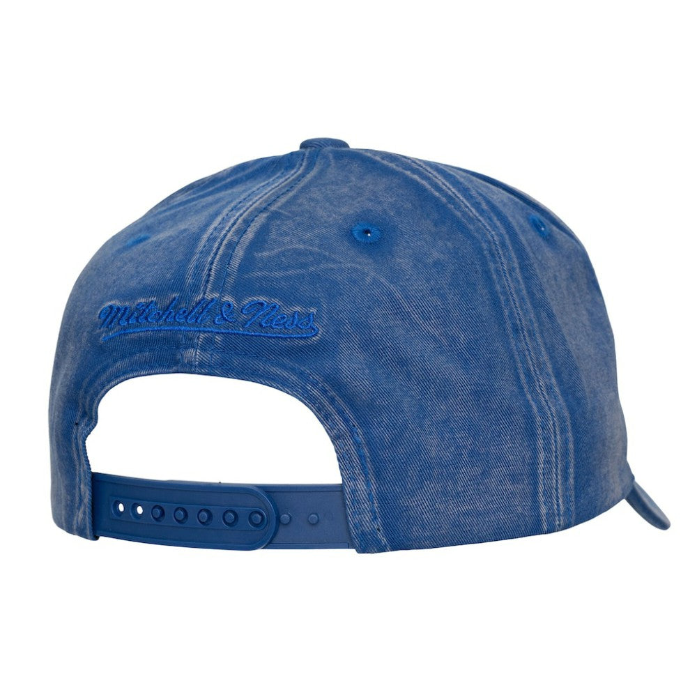 New York Rangers Mitchell & Ness Downtown Snow Wash Pro-Crown Adjustable Hat Blue