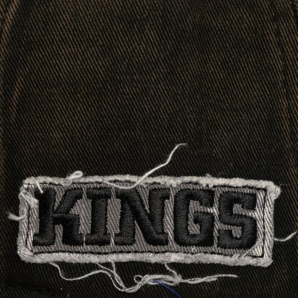 Los Angeles Kings Mitchell & Ness Downtown Snow Wash Pro-Crown Adjustable Hat Black
