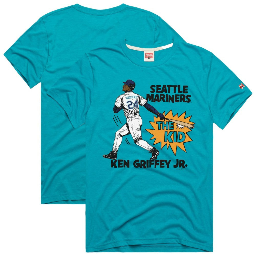 Ken Griffey Jr. Seattle Mariners Homage Graphic Player T-Shirt - Teal