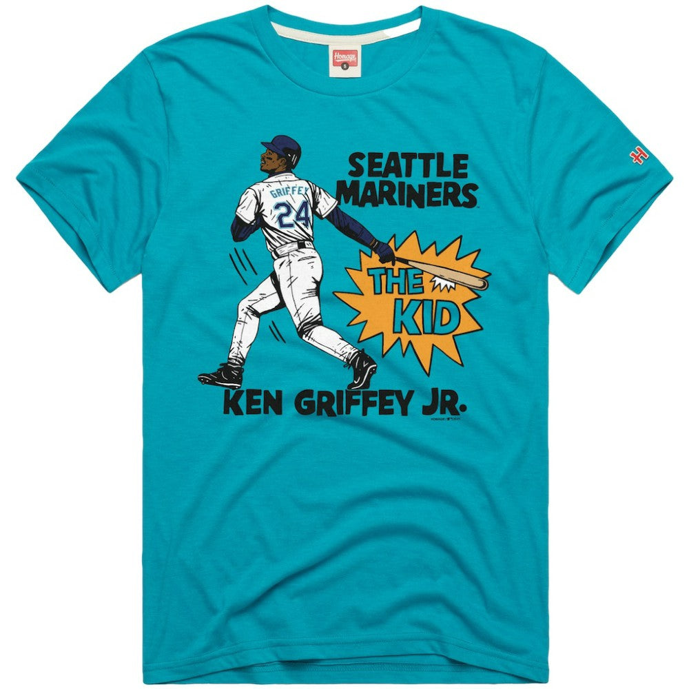 Ken Griffey Jr. Seattle Mariners Homage Graphic Player T-Shirt - Teal