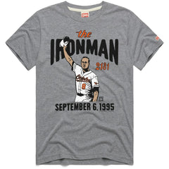 Cal Ripken Jr. Baltimore Orioles Homage Graphic Player T-Shirt - Gray
