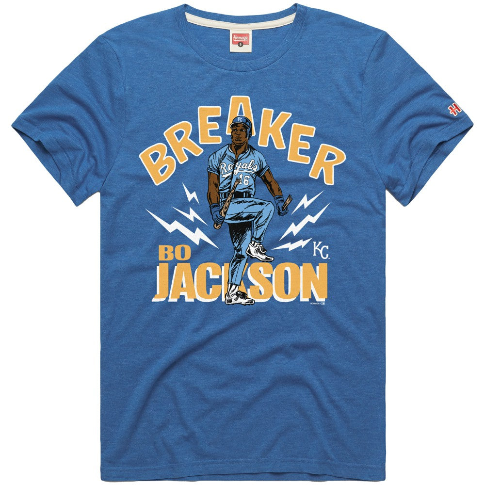 Bo Jackson Kansas City Royals Homage Graphic Player T-Shirt - Royal