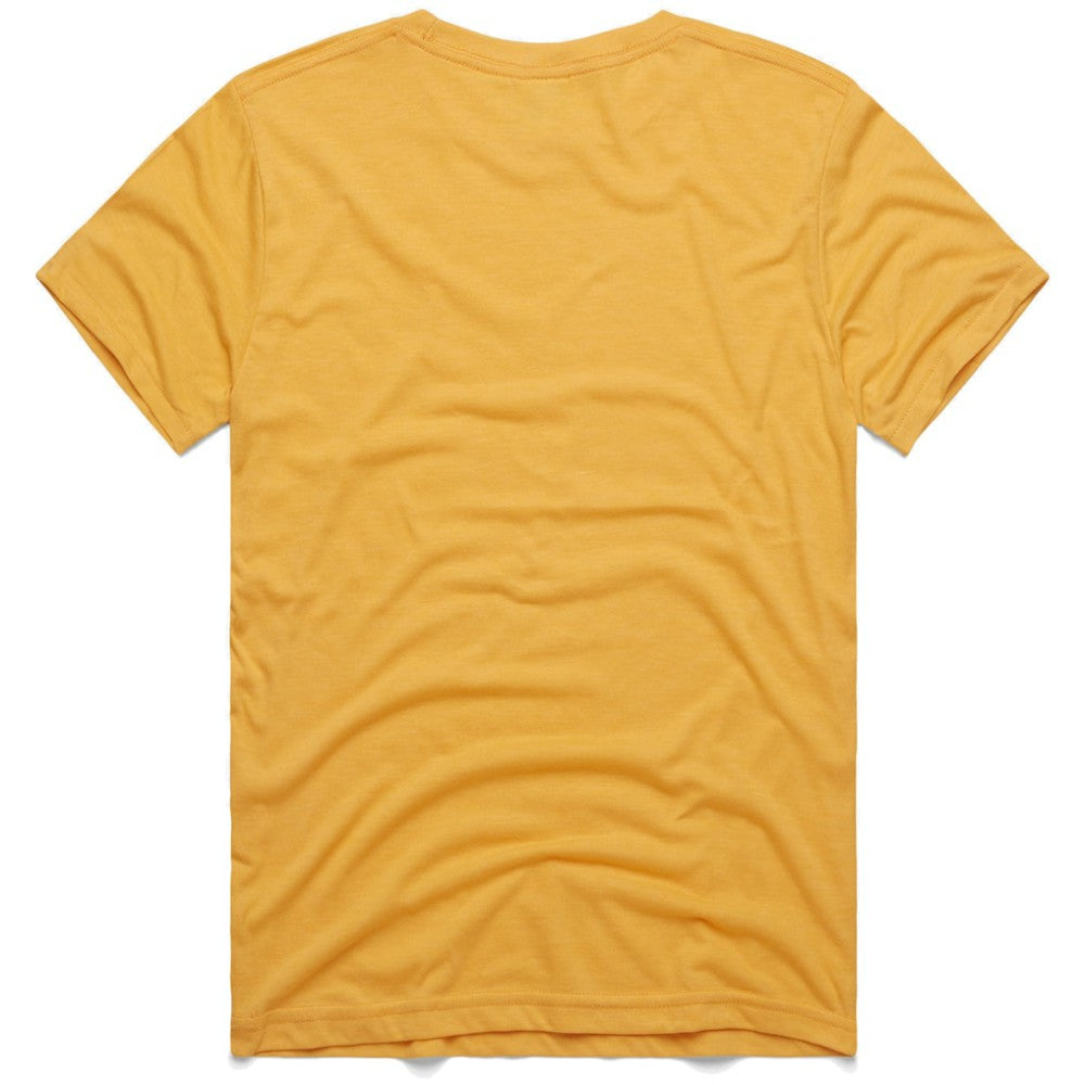 Roberto Clemente Pittsburgh Pirates Homage 1955 Topps Baseball Card Player Tri-Blend T-Shirt - Gold