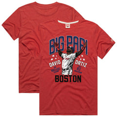 David Ortiz Boston Red Sox Homage Graphic Player T-Shirt - Red