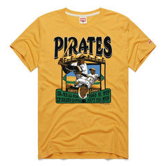 Roberto Clemente Pittsburgh Pirates Homage Graphic Player Tri-Blend T-Shirt - Gold