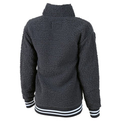 New York Yankees G-III 4Her by Carl Banks Women's Play Action Sherpa Fleece Quarter-Zip Jacket - Gray
