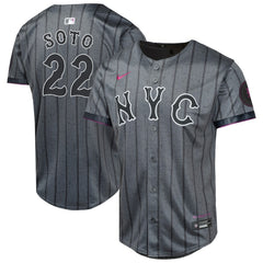 Juan Soto New York Mets Youth City Connect Limited Jersey  - Gray | Nike
