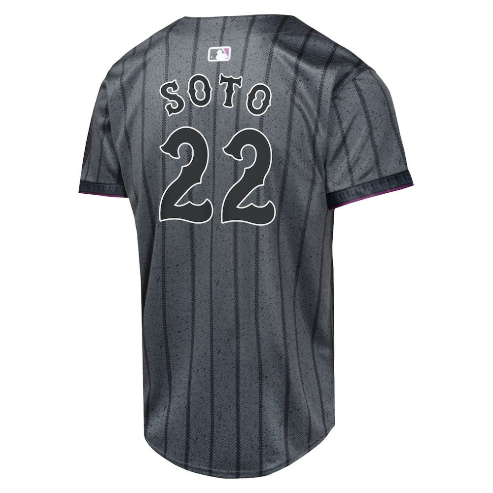 Juan Soto New York Mets Youth City Connect Limited Jersey  - Gray | Nike