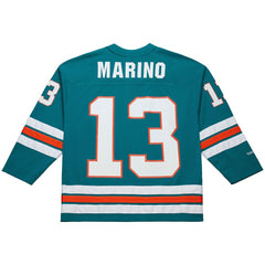 Dan Marino Miami Dolphins Maxxed Out Fashion Hockey Jersey - Aqua online