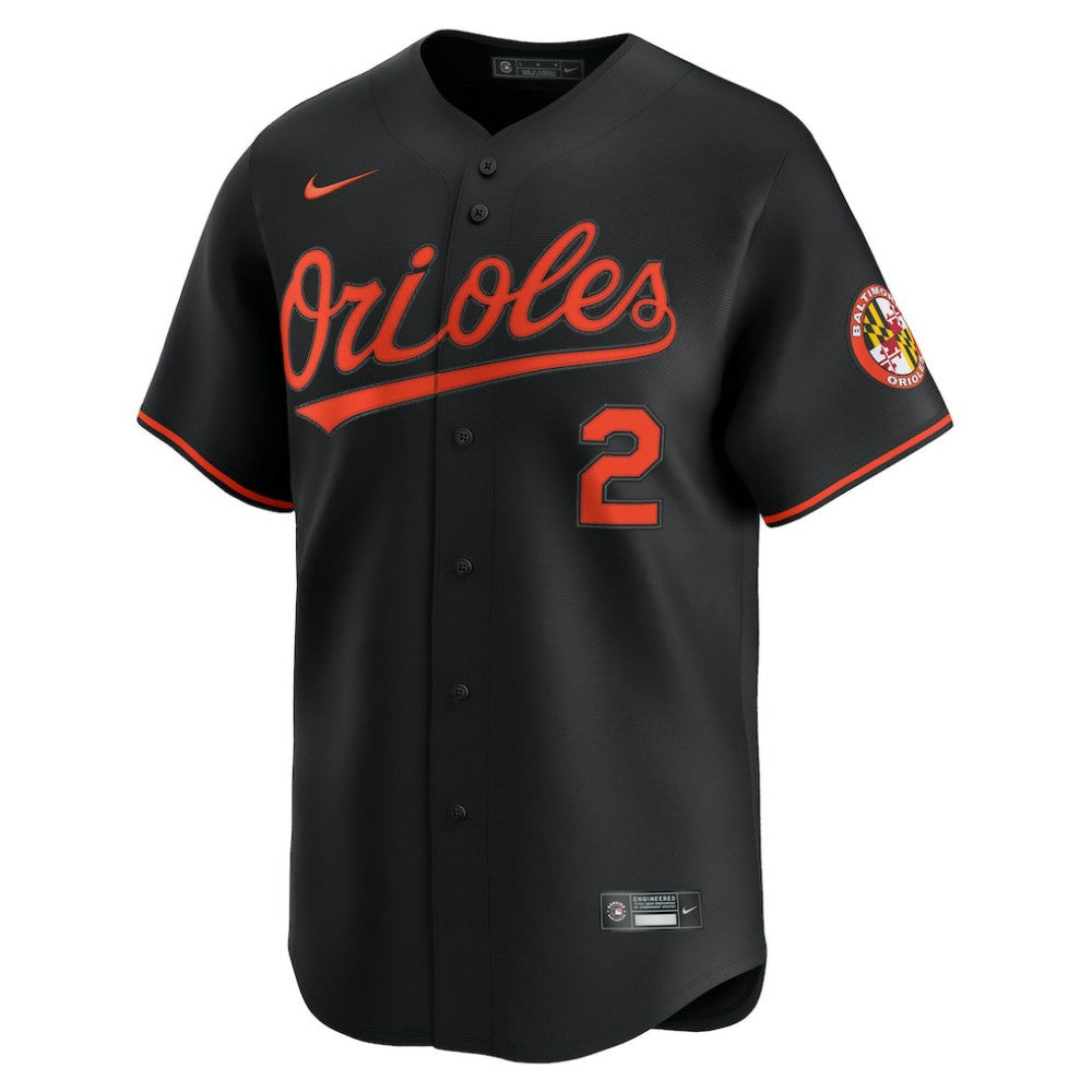 Gunnar Henderson Baltimore Orioles Alternate Limited Player Jersey - Black | Nike