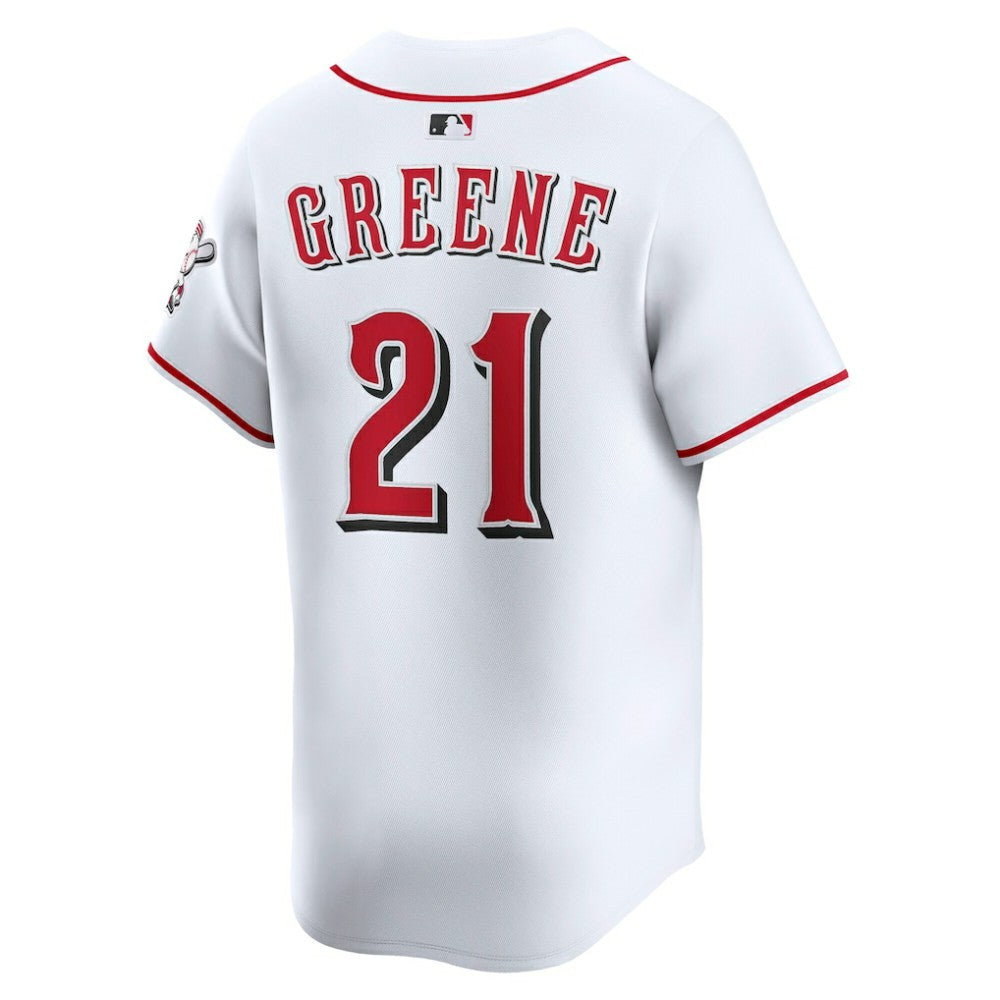 Hunter Greene Cincinnati Reds Home Limited Player Jersey - White | Nike