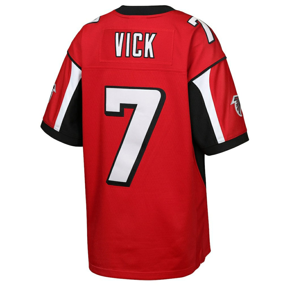 Michael Vick Atlanta Falcons Youth 2003 Legacy Retired Player Jersey - Red on sale
