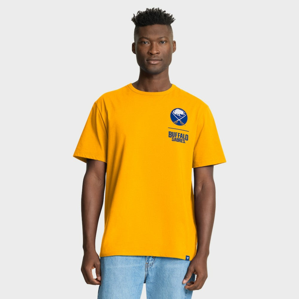 Buffalo Sabres Fanatics Crash The Net Legacy T-Shirt Gold
