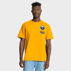 Buffalo Sabres Fanatics Crash The Net Legacy T-Shirt Gold