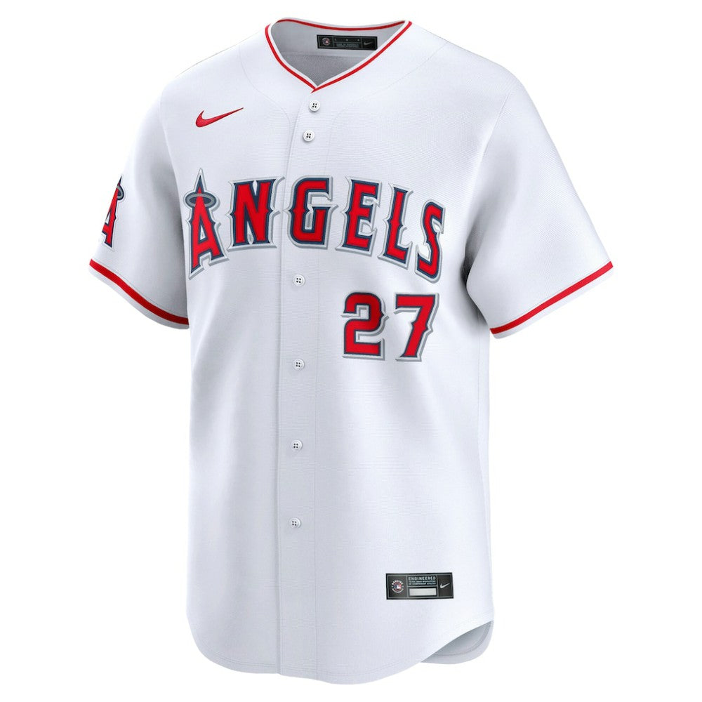 Mike Trout Los Angeles Angels Home Limited Player Jersey - White | Nike