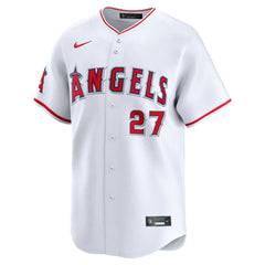 Mike Trout Los Angeles Angels Home Limited Player Jersey - White | Nike