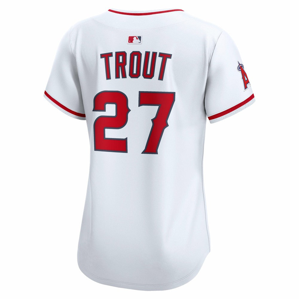 Mike Trout Los Angeles Angels Women's Home Limited Player Jersey - White | Nike