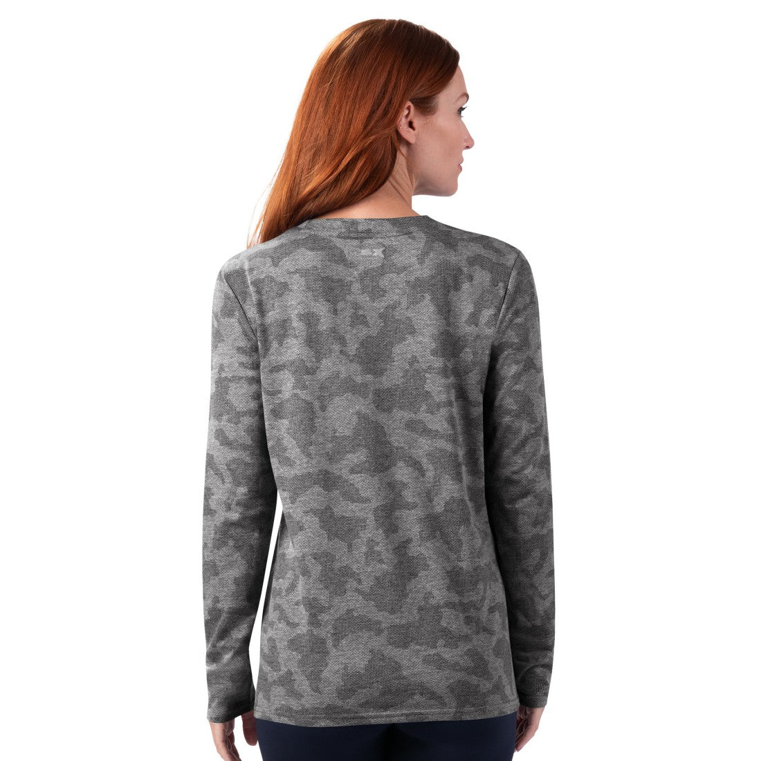 Detroit Lions MSX by Michael Strahan Women's Camo Performance Long Sleeve T-Shirt - Grey for sale